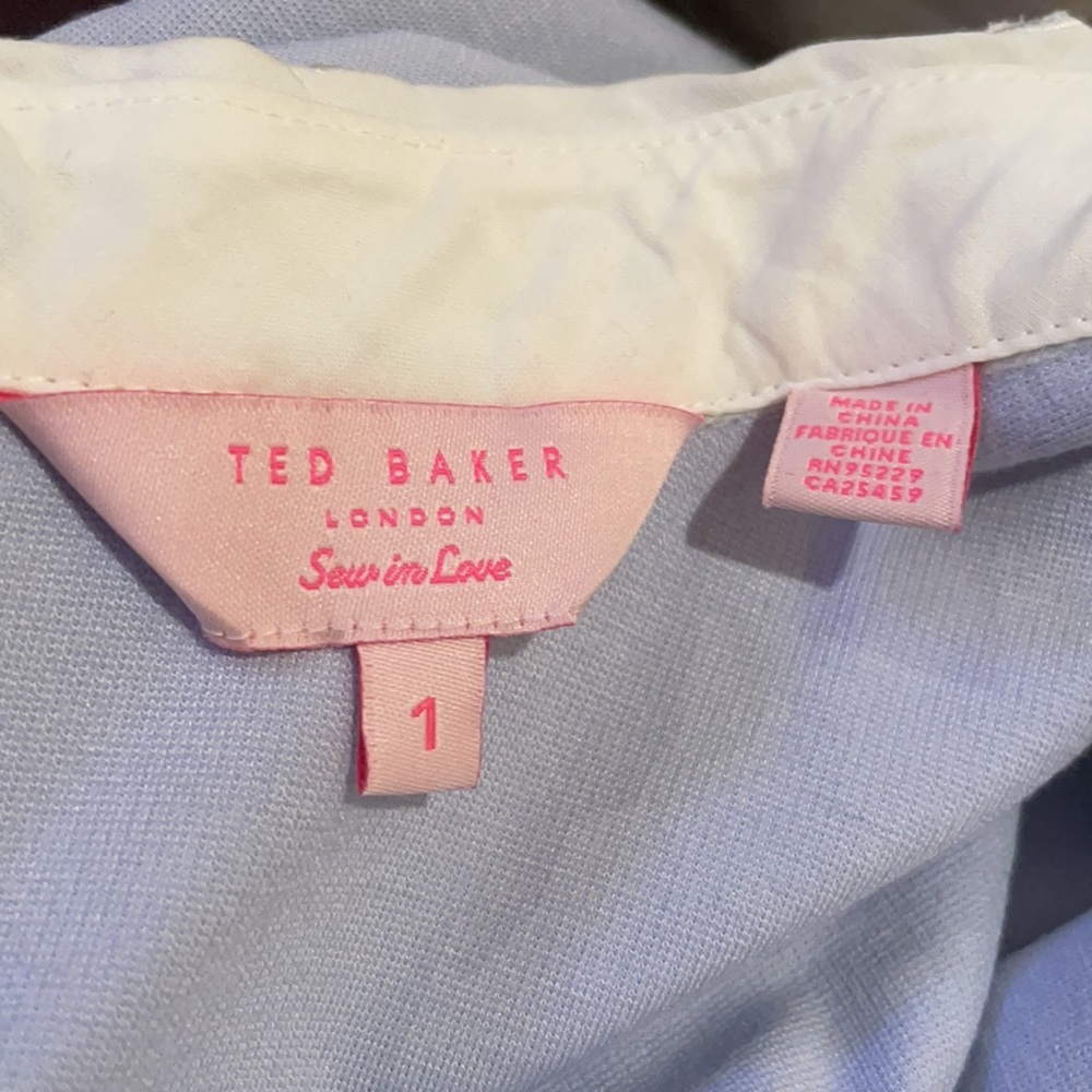 Ted Baker London Light Blue Mini Dress - Picture 5 of 7